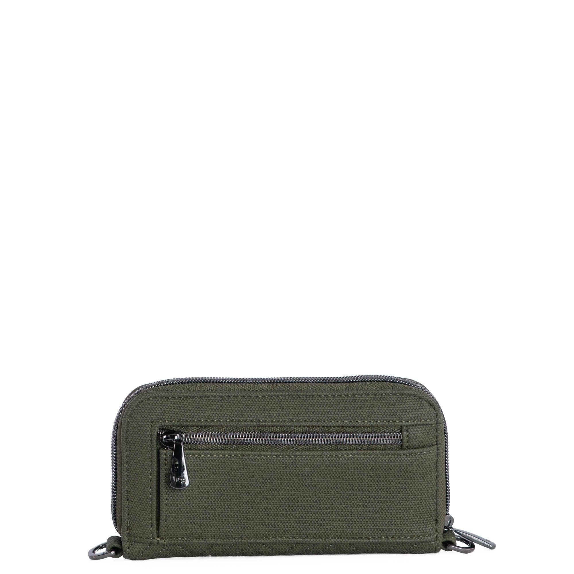 Whirly Matte Luxe VL RFID Wristlet Wallet - OLIVE GREEN - WhirlyML_Olive_04